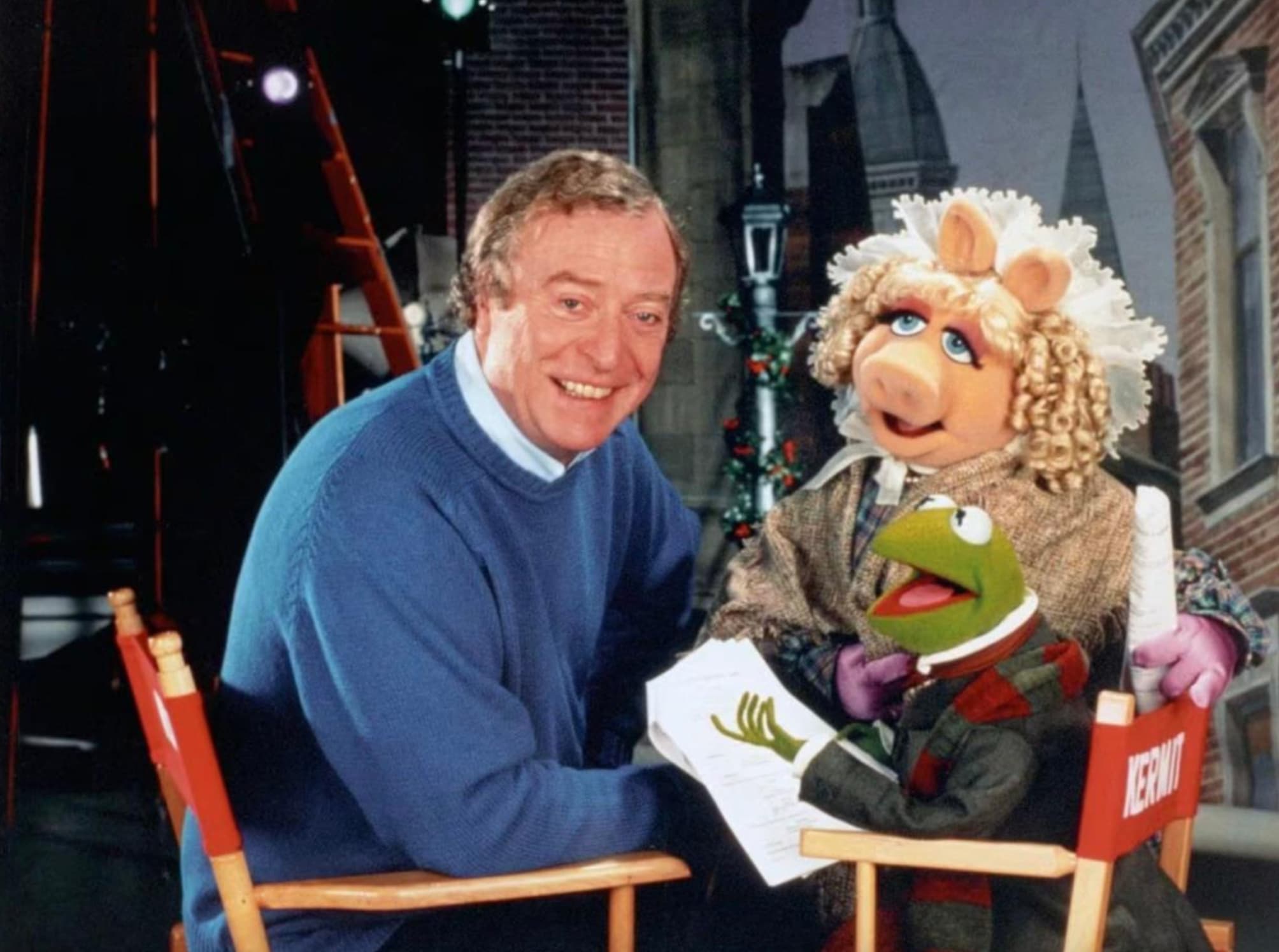 “Michael Caine on the Muppet Show, 1992.”